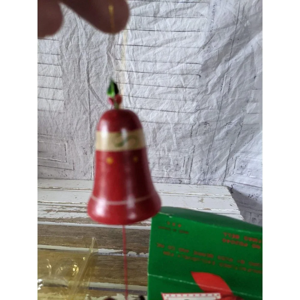 Allegro‎ Christmas bell wooden ornament Russ
